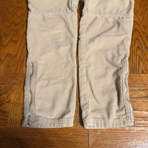 We The Free London Calling Slouchy Corduroy Straight Leg Pants in Tan Sz 25 Boho - Picture 6 of 16
